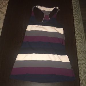 Lululemon striped “cool racerback” tank